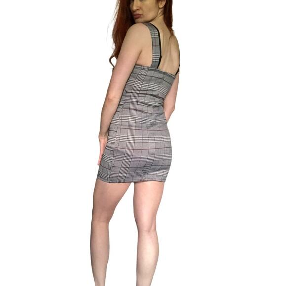Max & Ash Plaid Sexy Mini Sheath Dress Size XS/S - Picture 7 of 9
